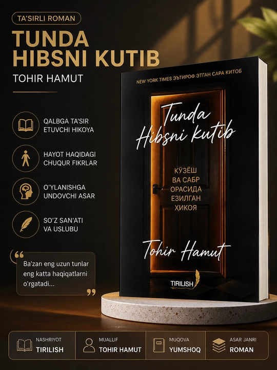 Tunda hibsni kutib — Tohir Hamut, roman-xotira, yumshoq muqova - 