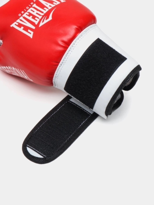 Боксерские перчатки Everlast , из экокожи на липучке