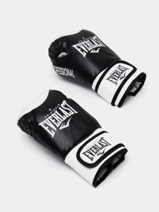 Боксерские перчатки Everlast , из экокожи на липучке - 