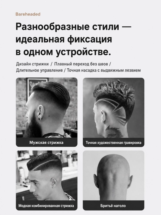 Триммер, триммер для волос и бороды, машинка для стрижки