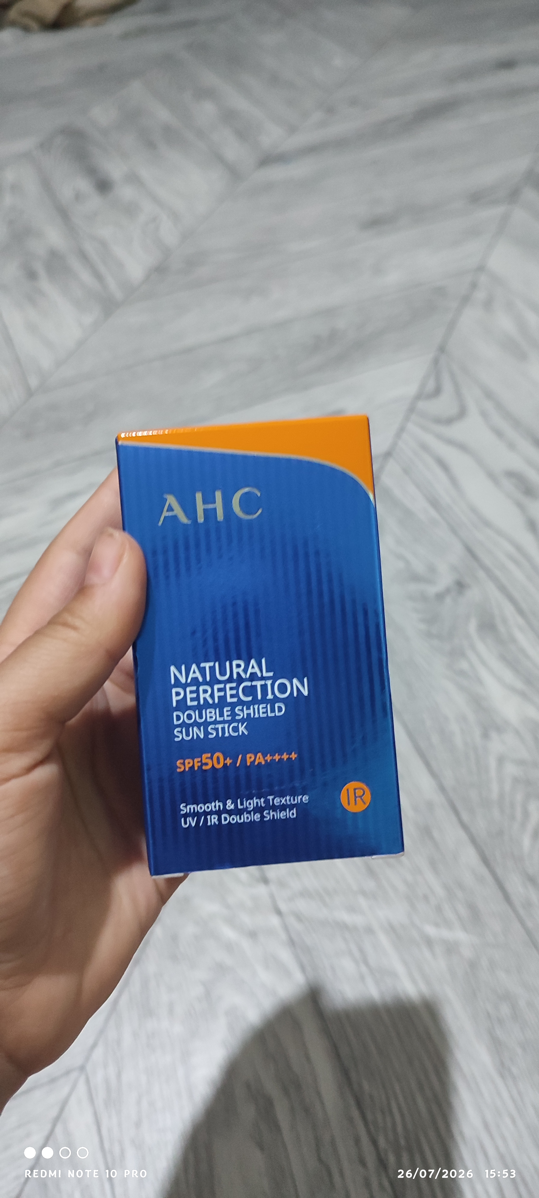 Солнцезащитный крем для лица и тела, AHC, SPF 50+++, 14 г (Корея)
