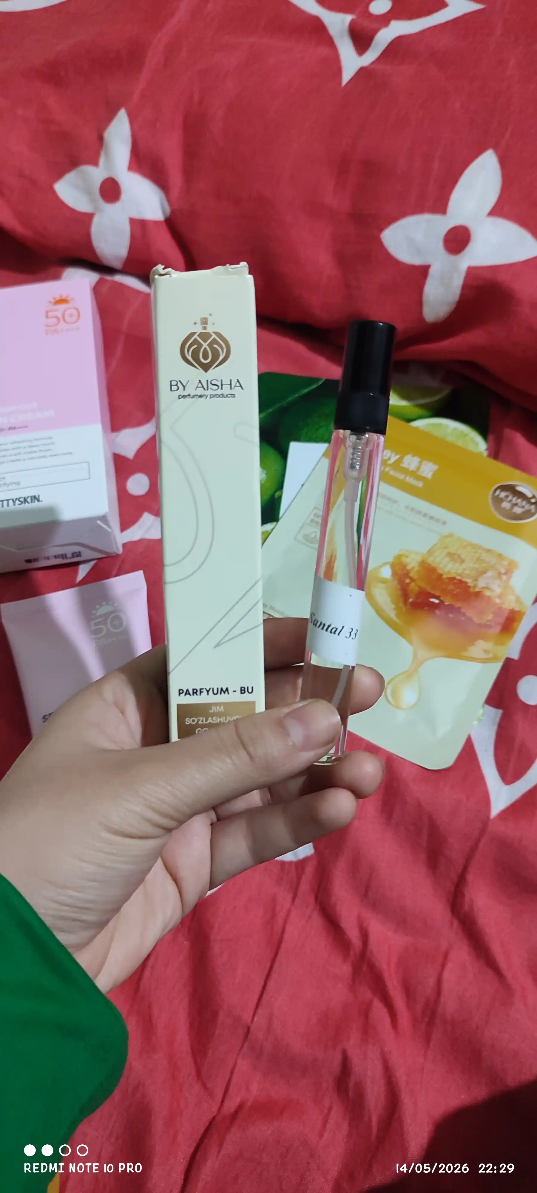 Parfyumlangan suv Le Labo Santal 33, erkaklar va ayollar uchun, 10 ml, 5 ml
