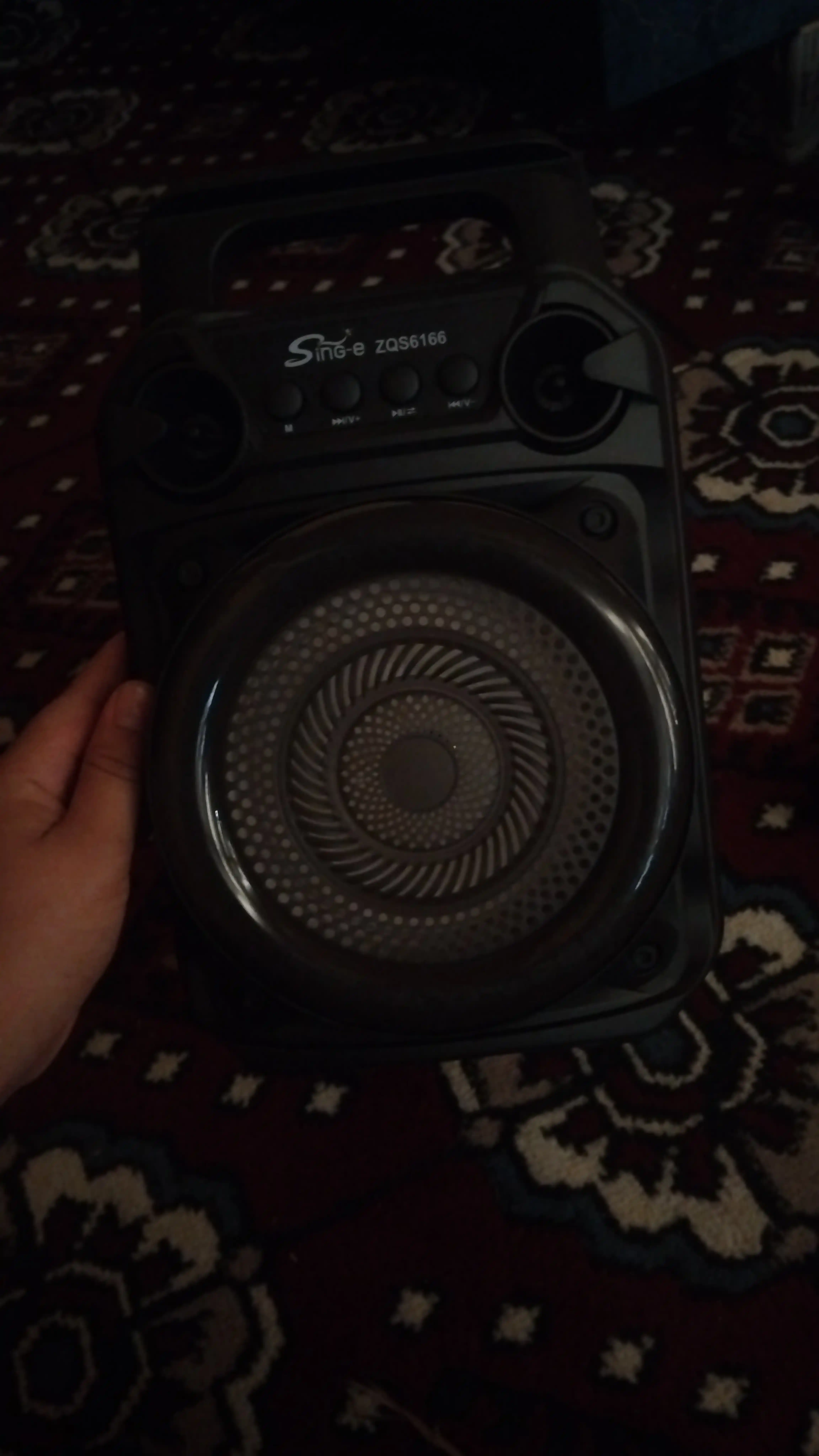 Karaoke kolonka Bluetooth ZQS 6166, 1800 mAh + mikrofon