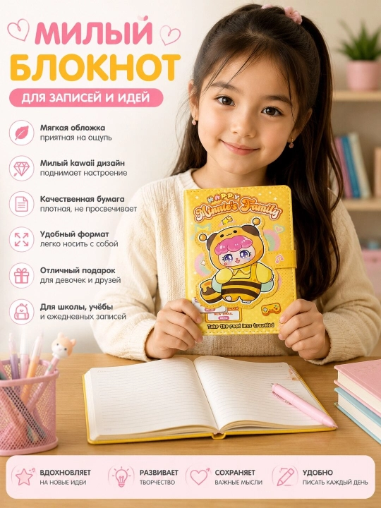 Блокнот для девочек, ежедневник
