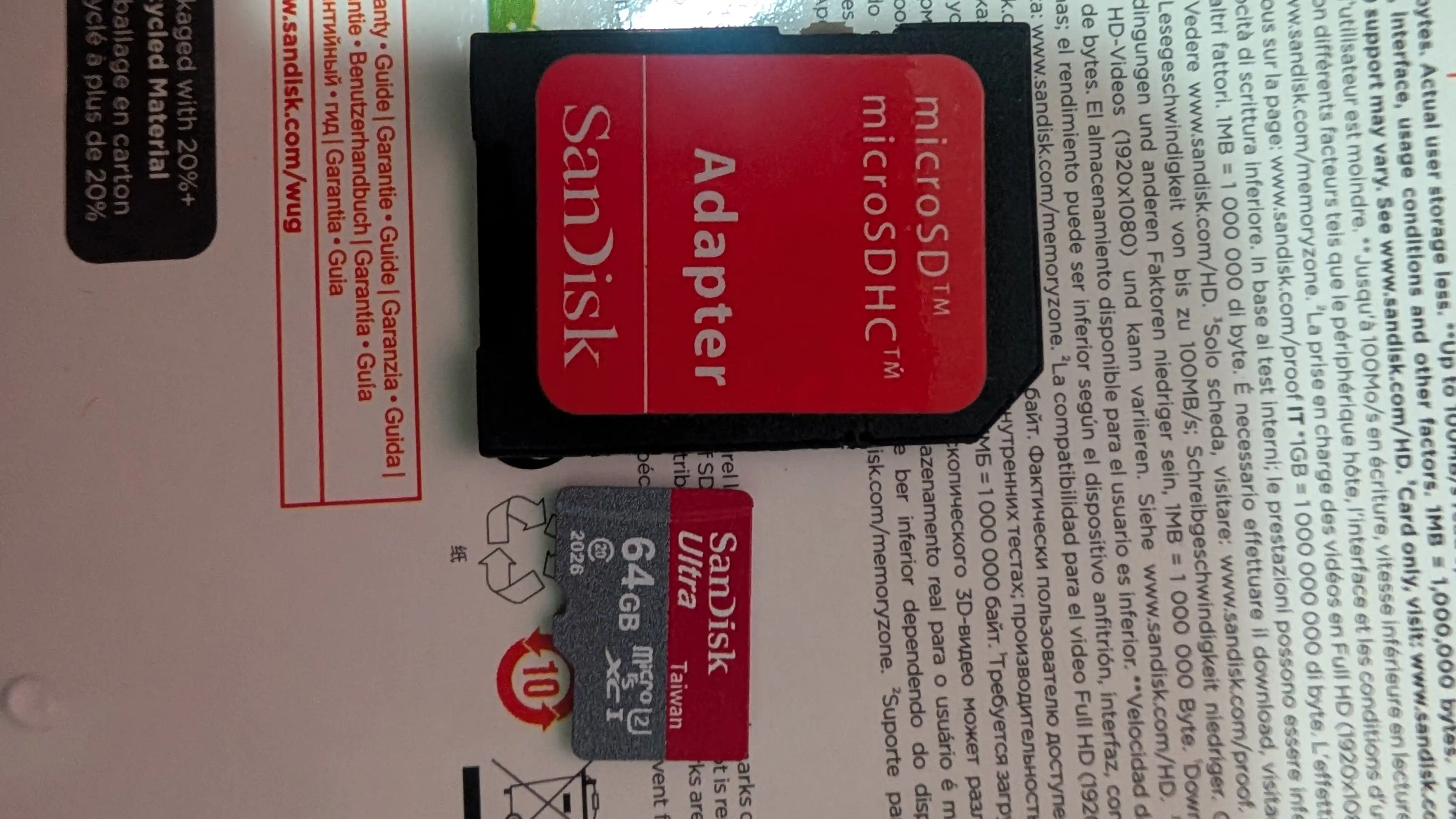Флешка Micro SanDisk 32GB