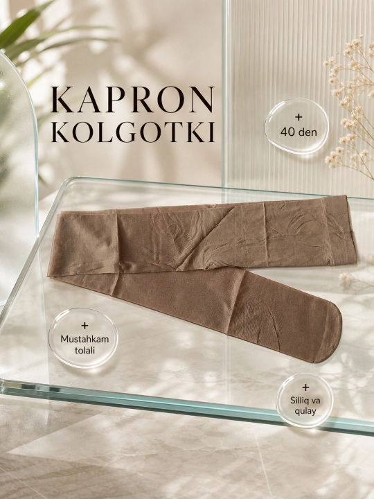 Женские капроновые колготки Anfica, 40 ден - 