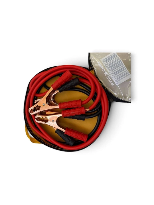 COOFIX 1500A avtomobil akkumulyatori uchun start (booster) simlari, 2.5 metr mis qisqichli