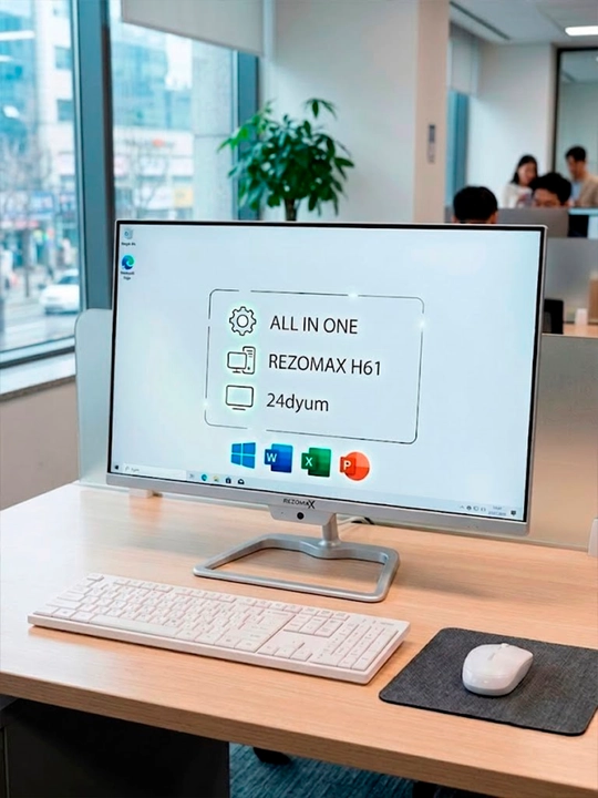Monoblok 24"/27" IPS, H61 - Intel Core i3/i5/i7, SSD-128/256/512GB/1TB, DDR3 8GB/16GB + KM - 