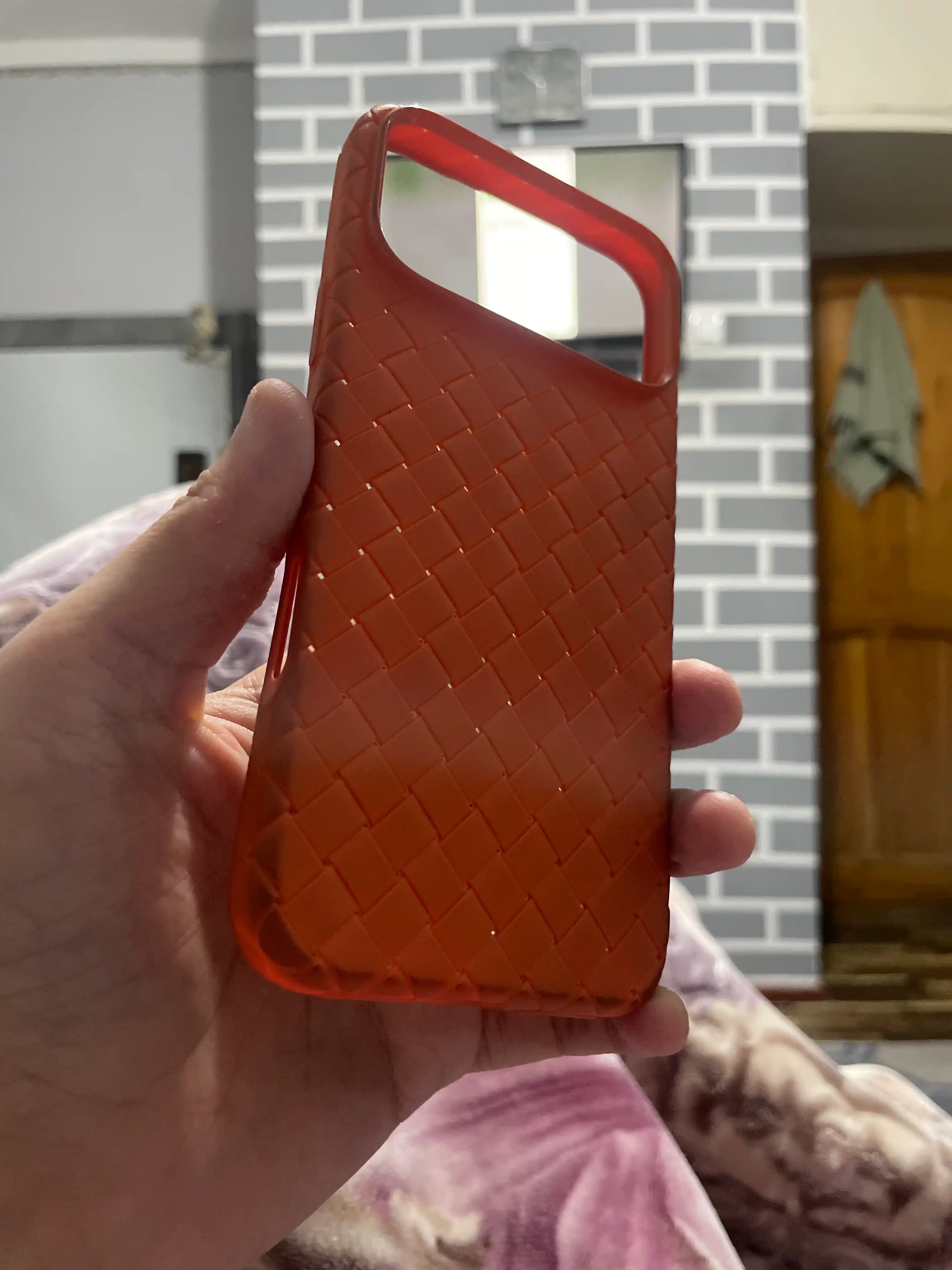 Чехол для iPhone Pro Promax Air 14, 15, 6, 17 Woven Silicone Phone Case