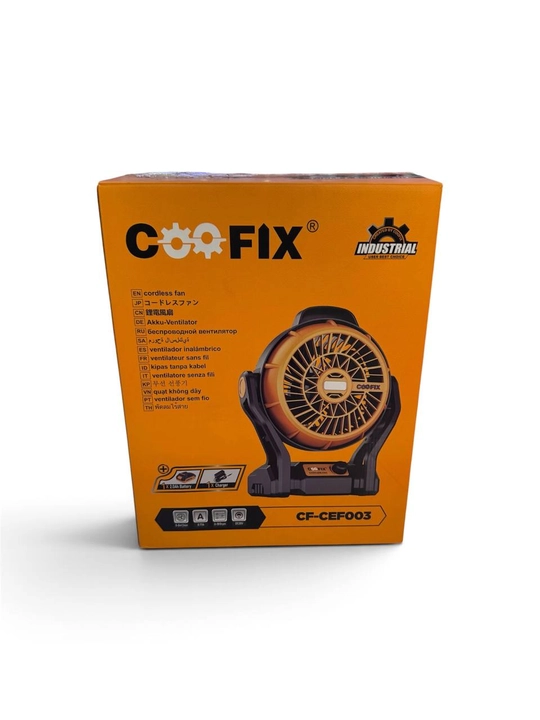 COOFIX 20V akkumulyatorli portativ ventilyator (batareyali), CF-CF9003