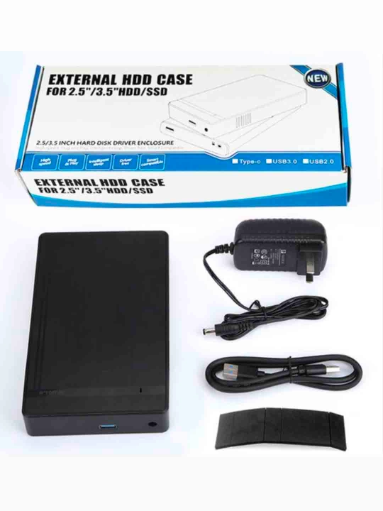 HDD кейс 3.5", внешний корпус для жесткого диска, USB 3.0 - 