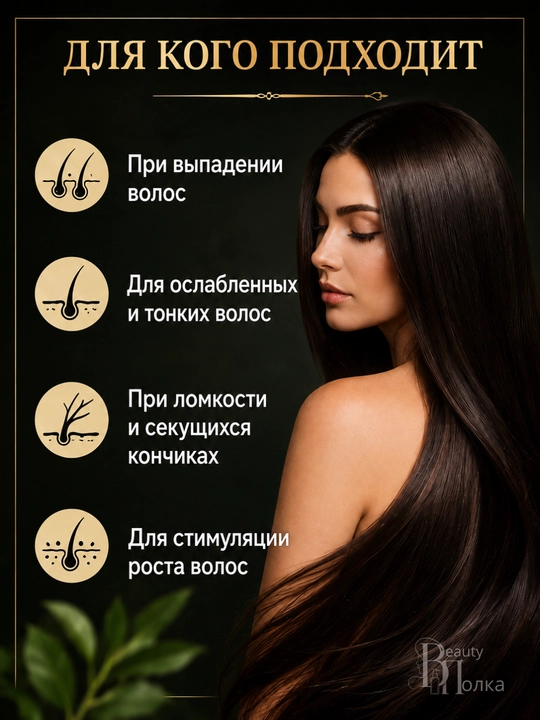 Murch, keratin va o‘sma moyi bilan sochlarni mustahkamlash va o‘stirish uchun niqob, Compliment, 500 ml