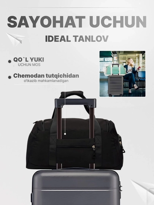 Сумка спортивная, для фитнеса,  для путешествий, ручная кладь, дорожная