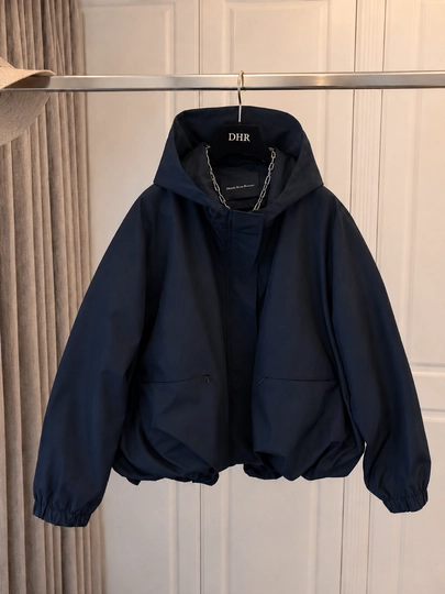 Ayollar vetrovkasi, kapyushonli bahor-kuz kurtkasi — ELLY FASHION - 