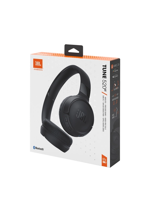 JBL Tune 520BT Беспроводные наушники, Bluetooth 5.3, с микрофоном, Pure Bass, складные