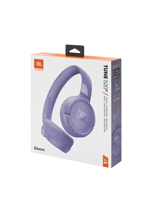 JBL Tune 520BT Беспроводные наушники, Bluetooth 5.3, с микрофоном, Pure Bass, складные