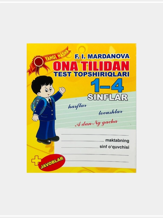 Ona tilidan test topshiriqlari 1-4 sinflar - 