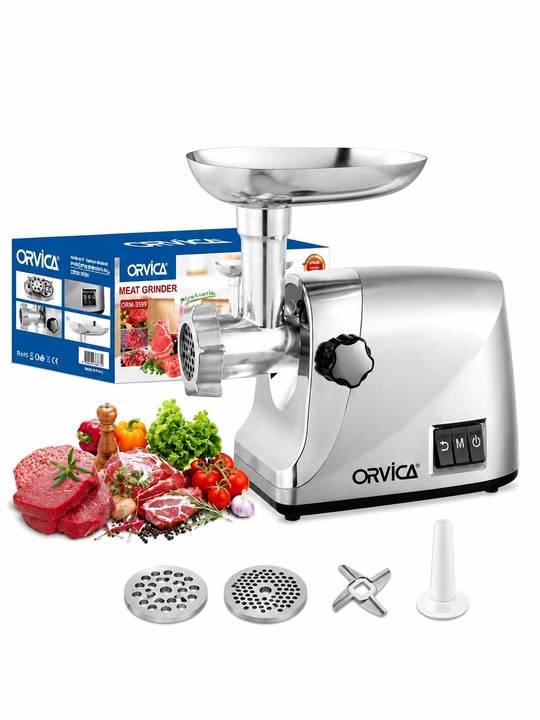 Мясорубка ORVICA ORM-3599, электрическая мясорубка, 3600 Вт