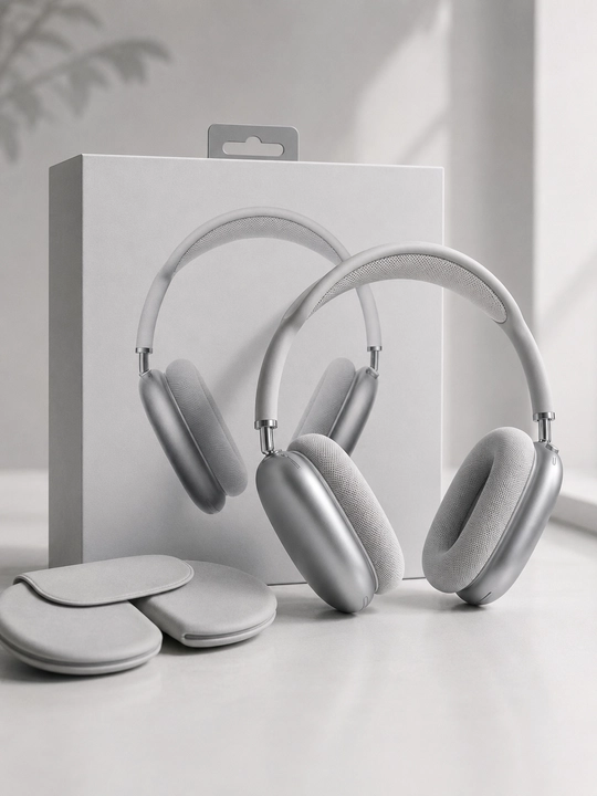 Simsiz Bluetooth quloqchin, premium ovoz, shovqinni kamaytirish, kulrang rang