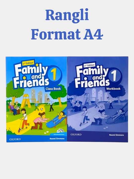 Family and Friends 1, 2 Class Book+Workbook Naomi Simmons 240x170 - 