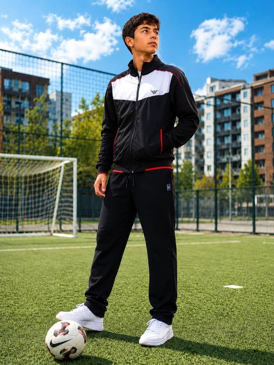O‘g‘il bolalar uchun sport kostyumi, trikotaj sport komplekti, olimpika va shim