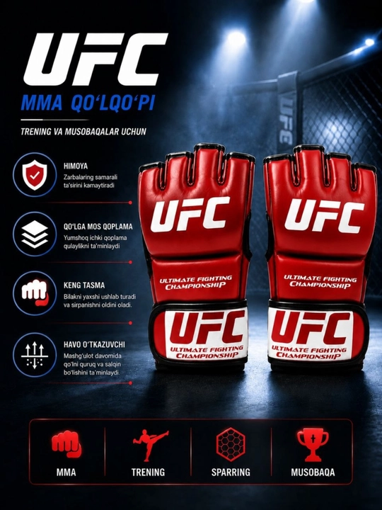 Sport qo‘lqoplari, UFC, MMA uchun maxsus qo‘lqoplar - 