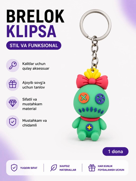 Stich ilgichi, kalitlar va sumkalar uchun - 