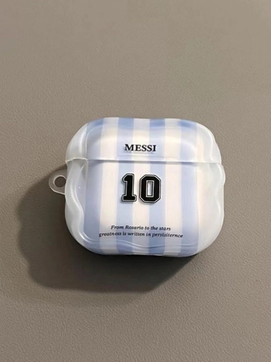 Текстурированный чехол для AirPods с объемным 3D цветком