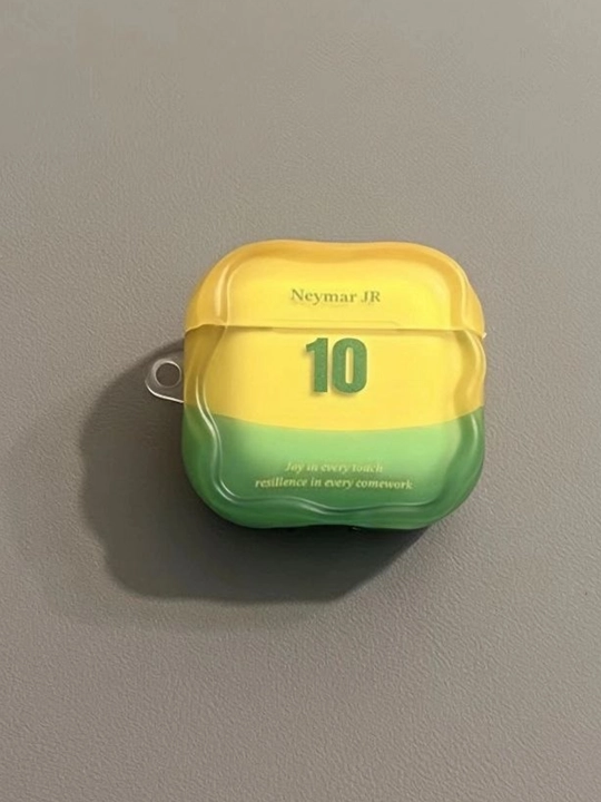 Текстурированный чехол для AirPods с объемным 3D цветком