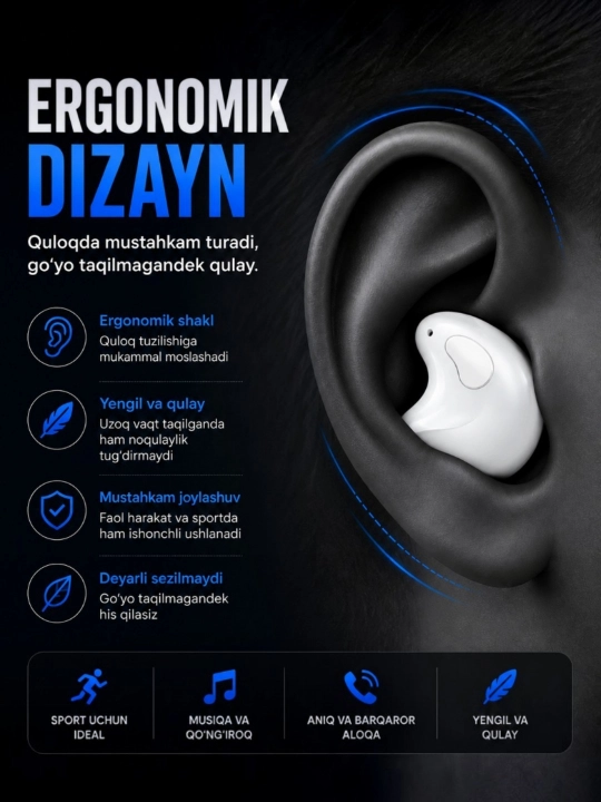 Bluetooth simsiz quloqchinlar