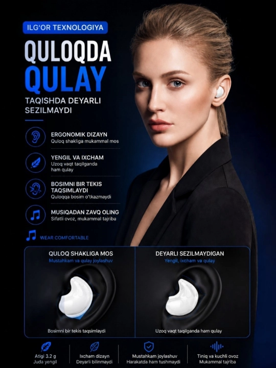 Bluetooth simsiz quloqchinlar