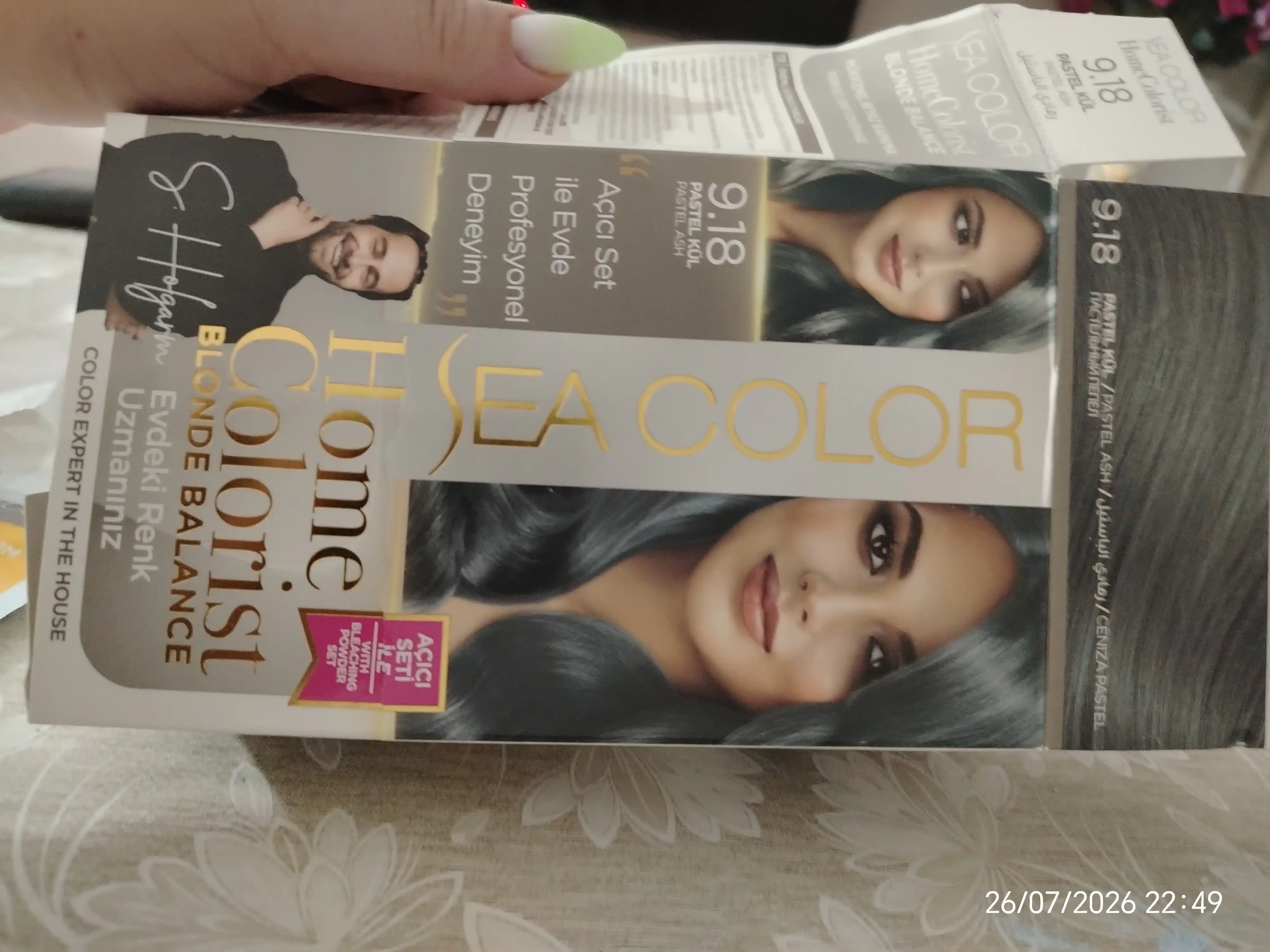 Крем-краска, набор для окрашивания волос Sea Color Home Colorist