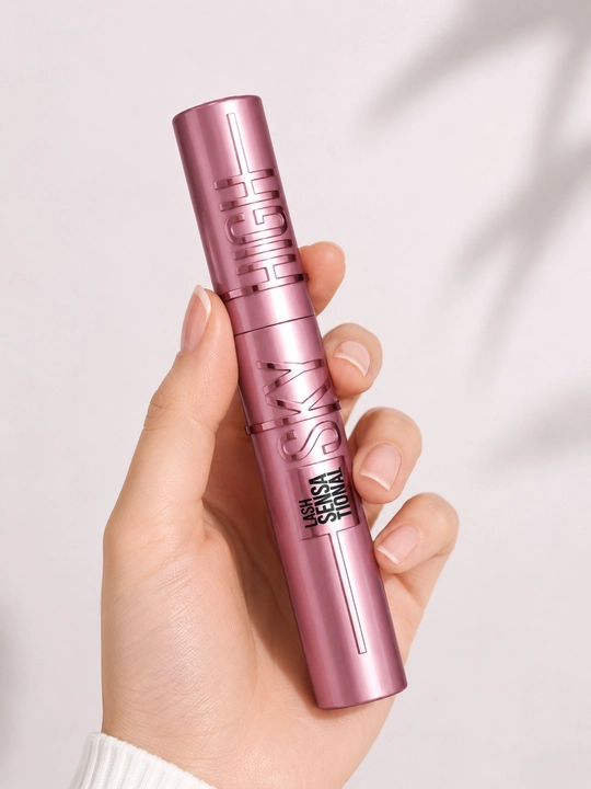Lash Sensational Sky High kiprik uchun tush, hajm, uzunlik, bukilish, silikon cho’tka