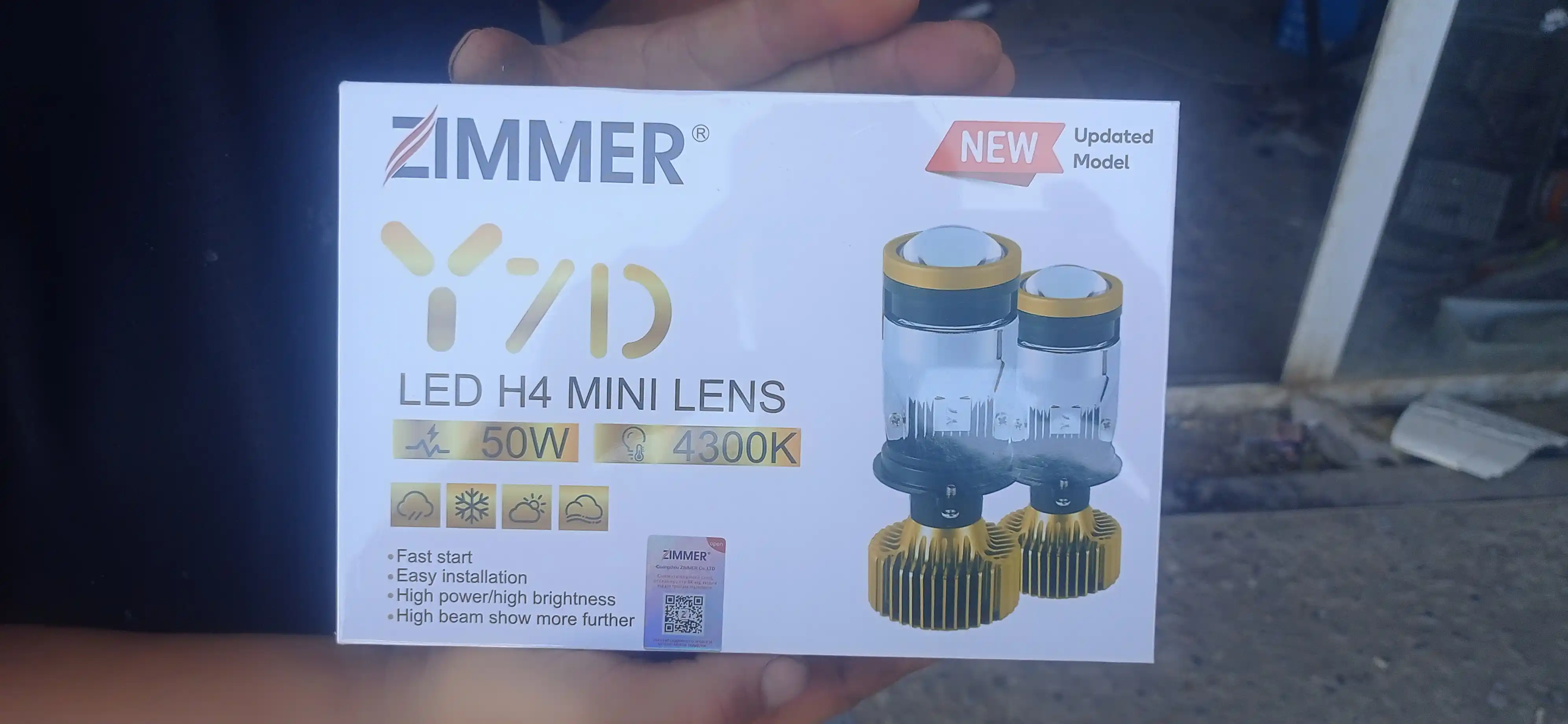 Zimmer Y7D Y7 LED H4: линейный светодиод для Автомобильные фары