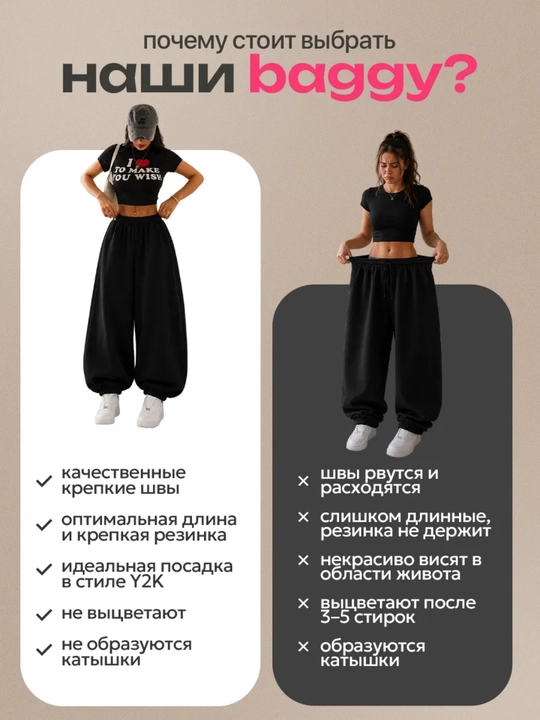 Ayollar va qizlar uchun keng sport shimlari, kundalik Baggy Y2K joger 48/54