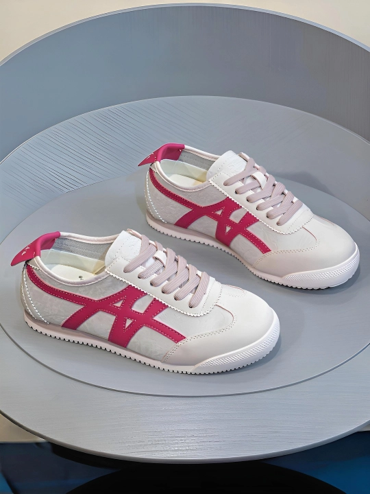 Ayollar uchun retro krossovka, casual sport poyabzal, yumshoq taglikli zamonaviy keda - 