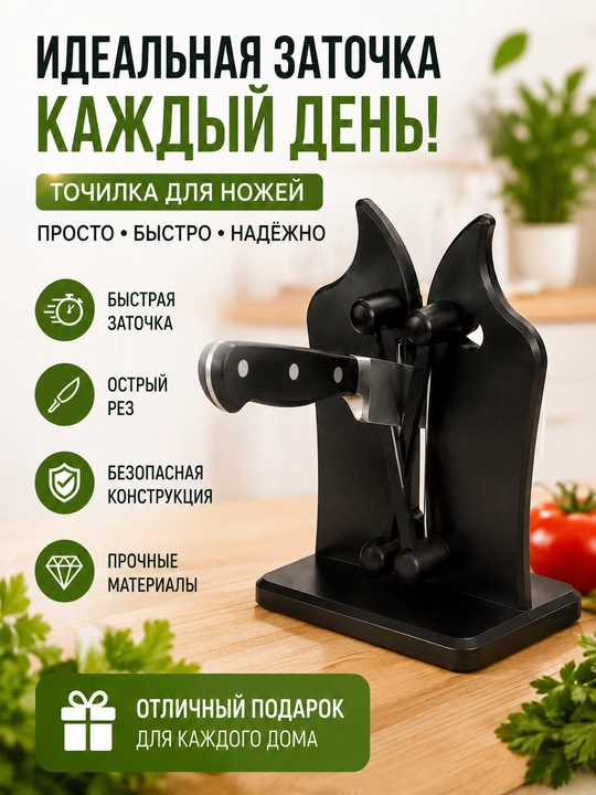 Professional metall pichoq charxlagich — xavfsiz va qulay - 
