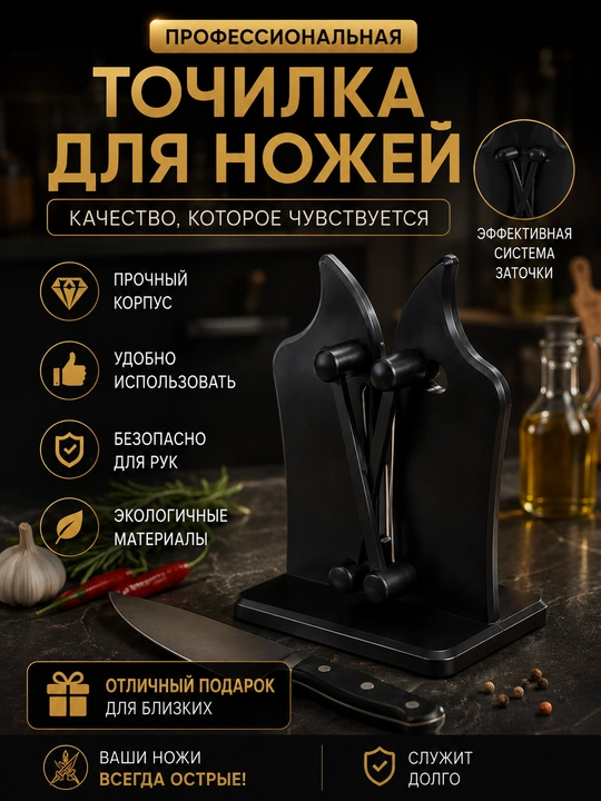 Professional metall pichoq charxlagich — xavfsiz va qulay