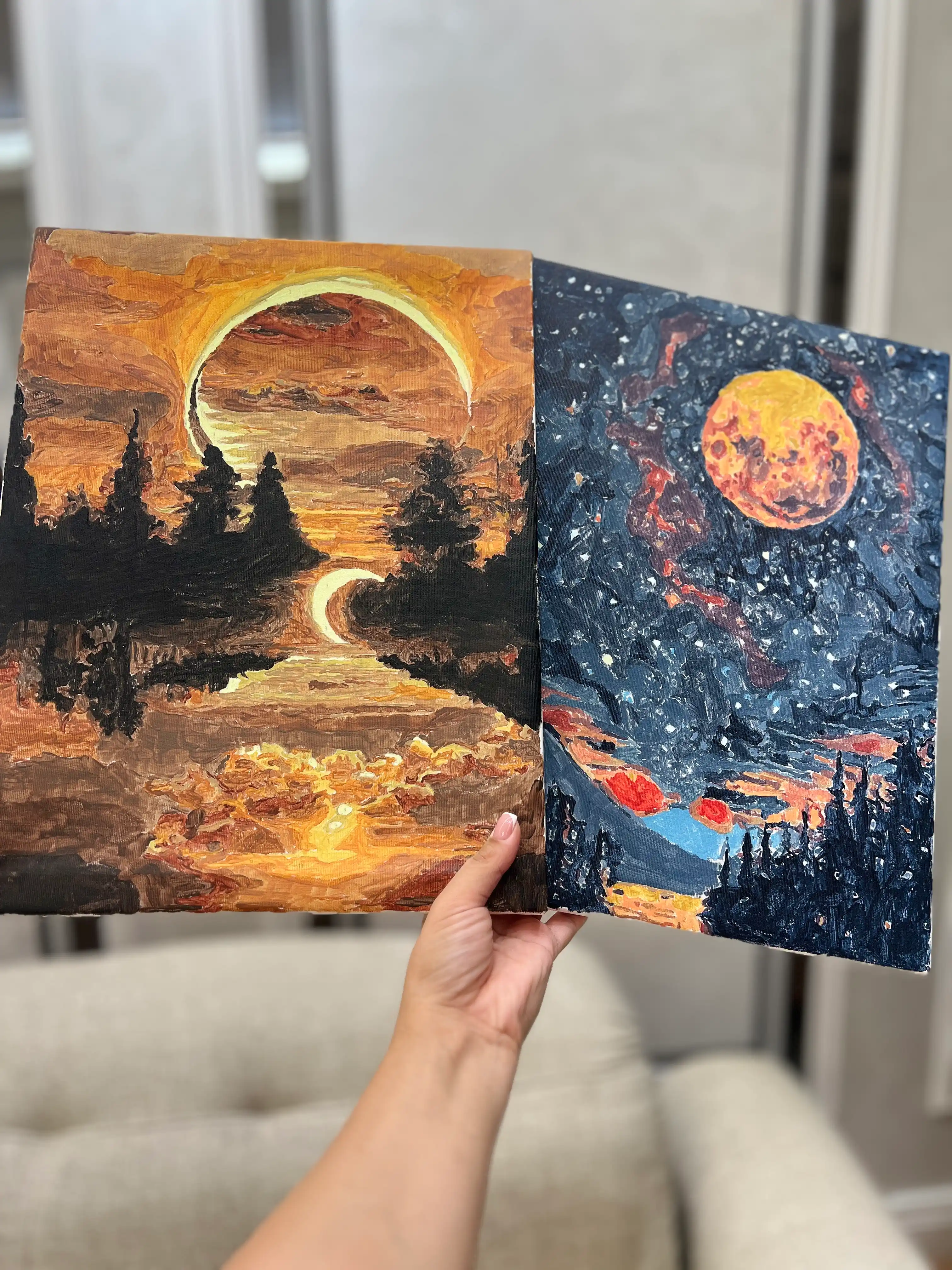 Raqamlar bo'yicha rasm Skystore Tabiat, asosli ramkaga tortilgan, 30x40 sm