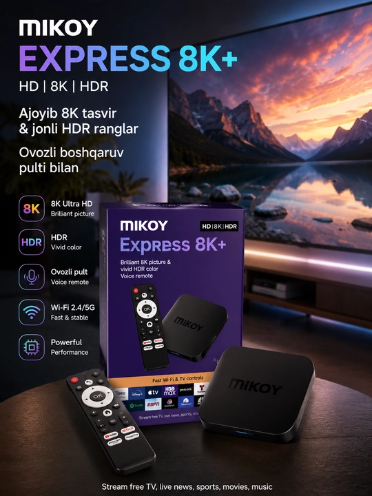 TV Box S (2-го поколения) / Xiaomi TV Stick — Смарт ТВ медиаплеер с поддержкой 4K Ultra HD - 