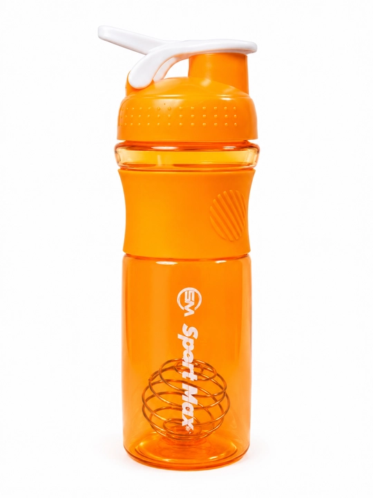 Protein uchun 800 ml shaker metall venchik bilan, suv va sport uchun butilka