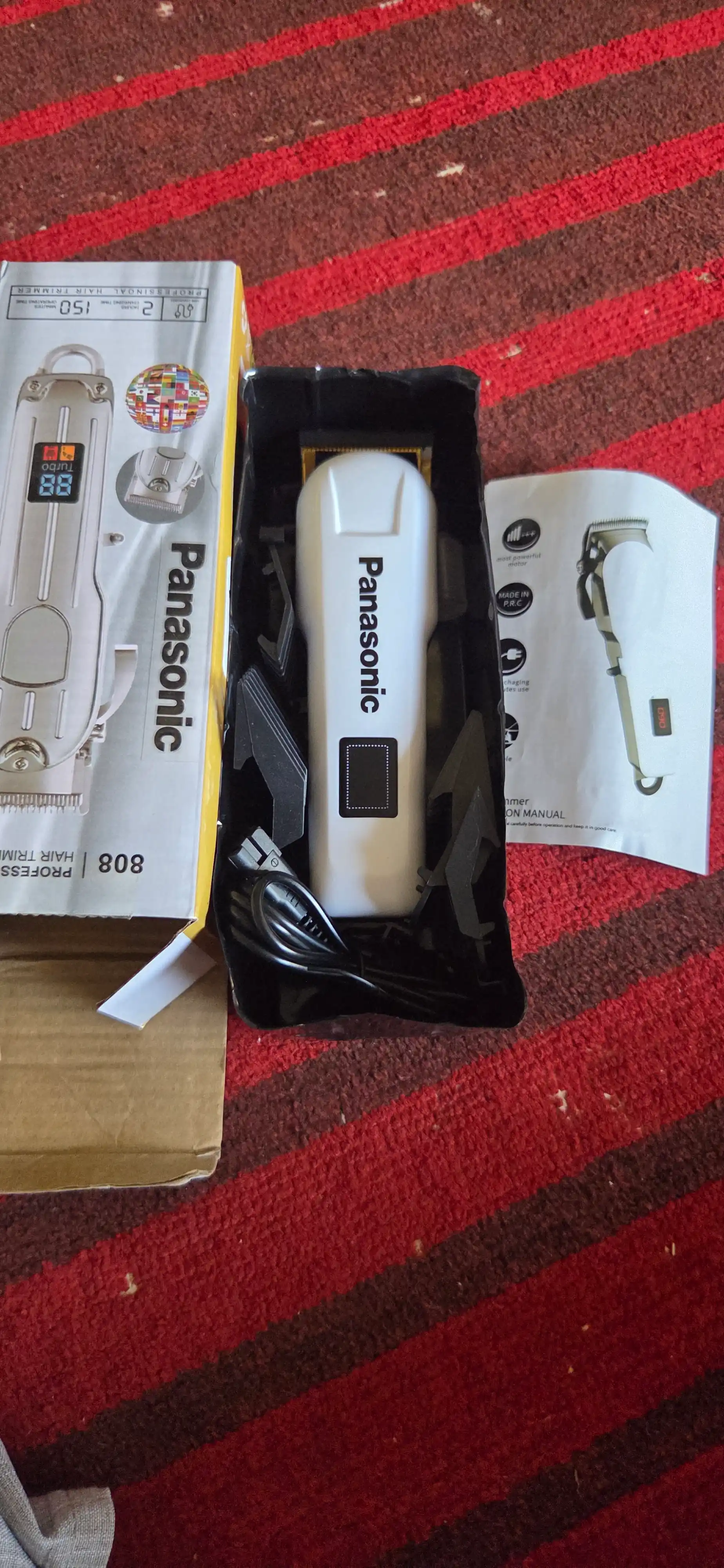 Машинка для стрижки волос, триммер, машинка для стрижки, бритва, дракон, PANASONIC 809