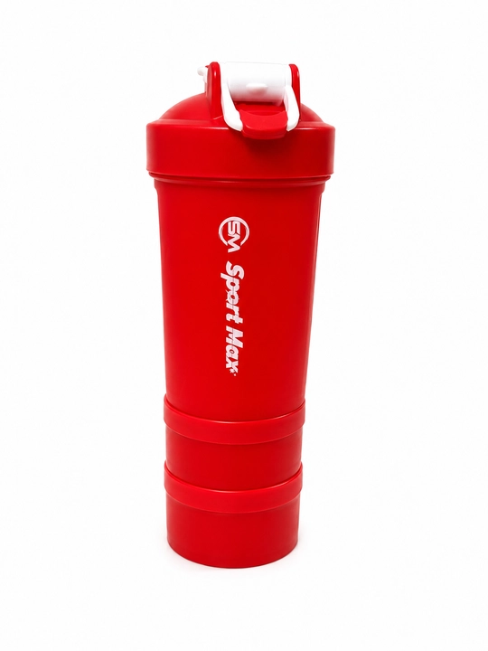 Protein uchun 500 ml shaker, venchik va konteynerlar bilan, kokteyl va sport uchun