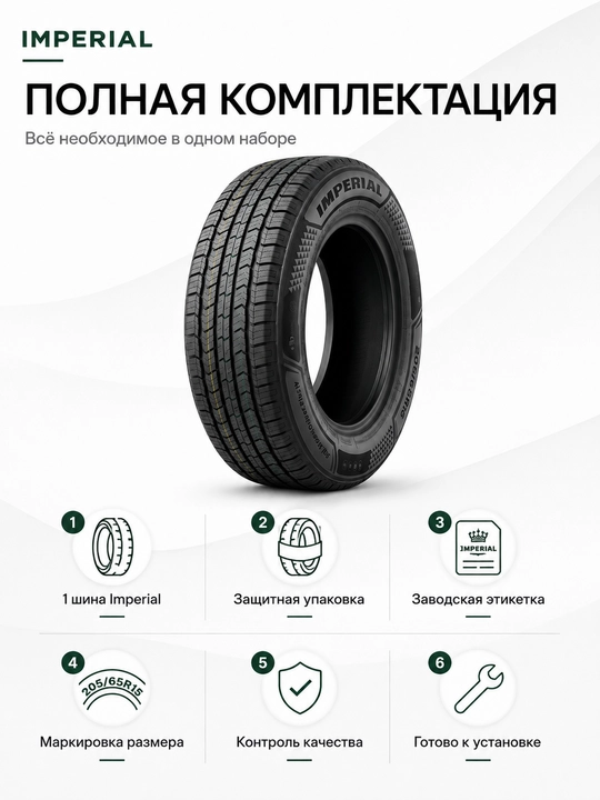 Imperial All Season Driver Plus barcha mavsumiy qora avtomobil shinasi