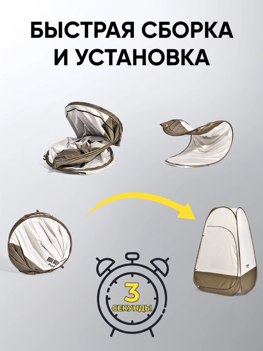 Turistik, avtomatik, Primitive dush-palatkasi (poxod dushxonasi, hojatxona, kiyinish xonasi)