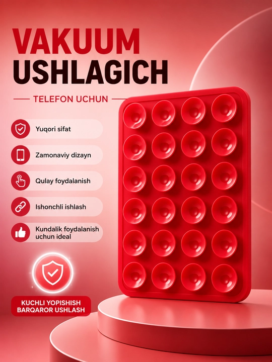 Telefon uchun silikon vakuumli prokladka - 