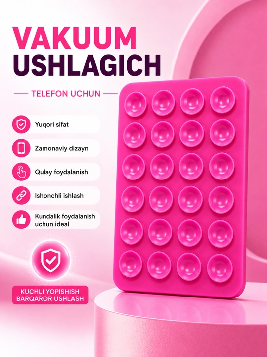 Telefon uchun silikon vakuumli prokladka - 