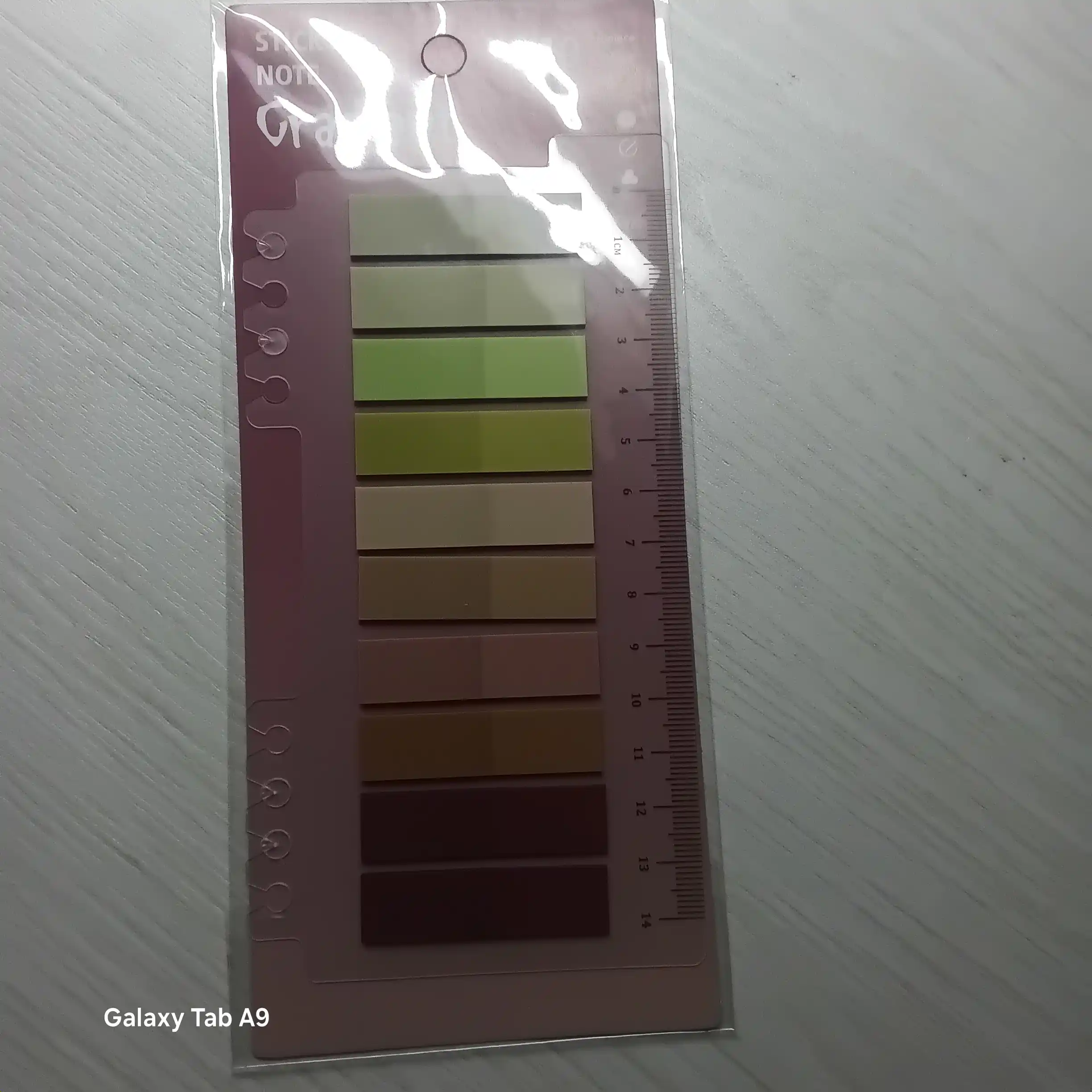 Gradient indeks stikerlari, 10 xil rang