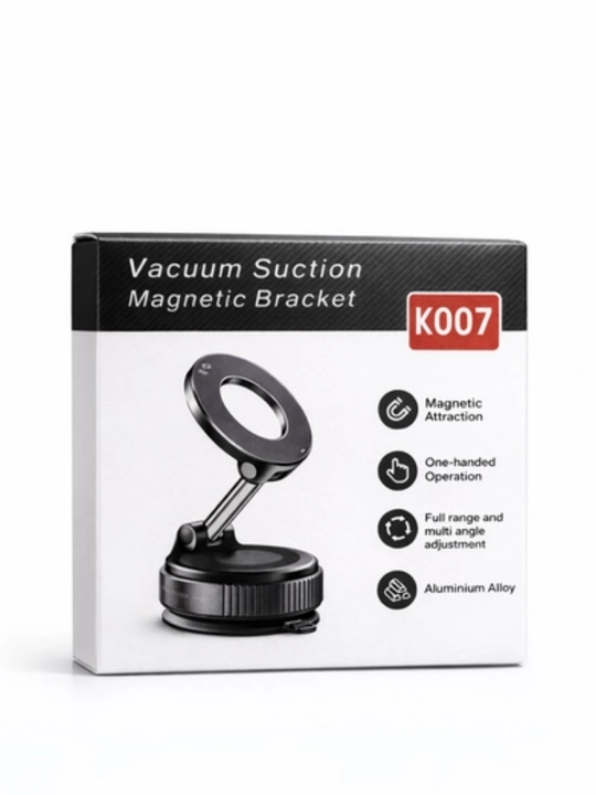 Kuchli magnit bilan 360° ga aylanadigan magnitli avtomobil telefon ushlagichi