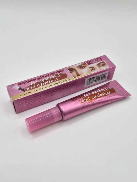 Qosh va kipriklar uchun suvga chidamli ADS Waterproof Gel Fisher and Styler geli va stayleri, 10 ml - 